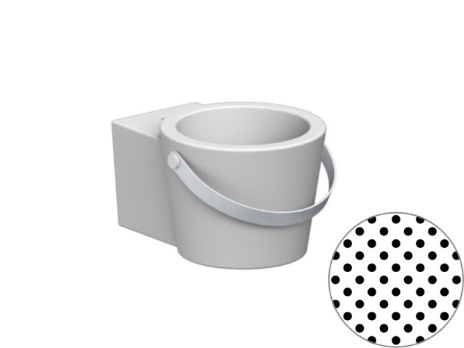 Раковина накладная/ подвесная Scarabeo BUCKET 8802CR/SENR