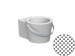 Раковина накладная/ подвесная Scarabeo BUCKET 8802CR/SENR