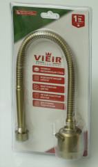 Излив гибкий для кухонного смесителя (Мат. Золото) ViEiR  (20/1шт).