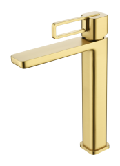 12112-S Смеситель од. для раковины-чаши (Мат. Золото) GANZER (10/1шт)