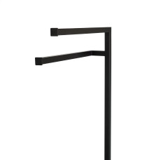 Stil Haus Urania, стойка: 2 полотенцедержателя, цвет черный матовый