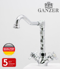 15022 Смеситель двухвентельный для кухни &quot;GANZER&quot;  (10/1шт)