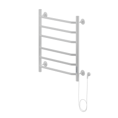 Полотенцесушитель Электрич.кабельный Ника WAY-3 60/50 RAL9016 белый матовый правый тэн