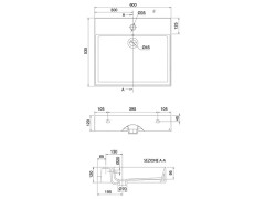 Раковина накладная/ подвесная Scarabeo TEOREMA 2.0 PLUS 5146/49