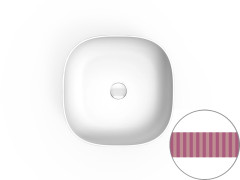 Раковина накладная Scarabeo GLAM 1809/RRR