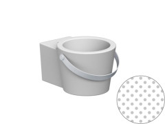 Раковина накладная/ подвесная Scarabeo BUCKET 8802CR/SENT