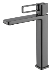 12112-Q Смеситель од. для раковины-чаши (ГРАФИТ) GANZER (10/1шт)