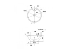 Раковина накладная Scarabeo LAVABI D ARREDO  8003
