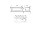 Ванна прямоугольна акриловая Jacob Delafon SOFA E60518RU-00