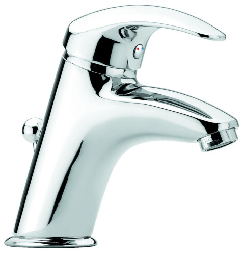 Смеситель Luxor с донным клапаном для раковины, цвет хром