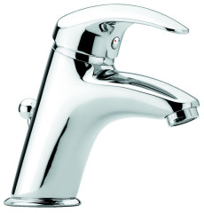 Смеситель Luxor с донным клапаном для раковины, цвет хром