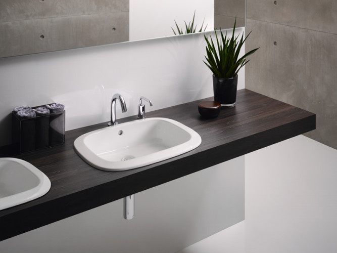 Раковина полувстраиваемая TOTO NEOREST LW3717HY#XW