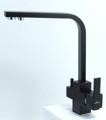 15004-C2 Смес. для кухни под фильт. выс. Г-обр. (АНТРАЦИТ) ViEiR (10/1шт)