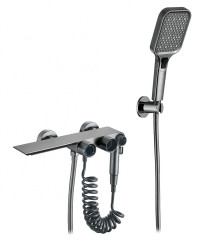 323531-G Смеситель для ванны, водопад (ГРАФИТ) ViEiR (8/1шт)