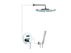 Emmevi Piper, душевой комплект 0002CR, цвет хром