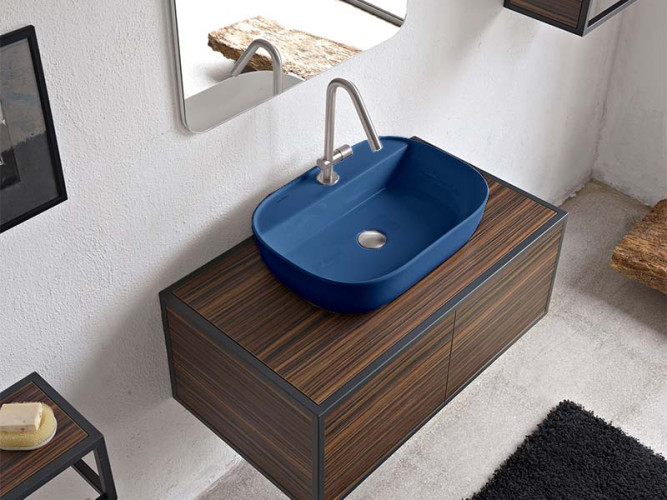 Раковина накладная Scarabeo GLAM 1802/56