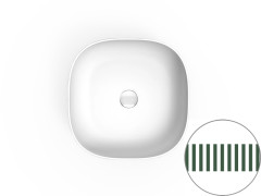 Раковина накладная Scarabeo GLAM 1809/RRV