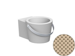 Раковина накладная/ подвесная Scarabeo BUCKET 8802CR/SEM