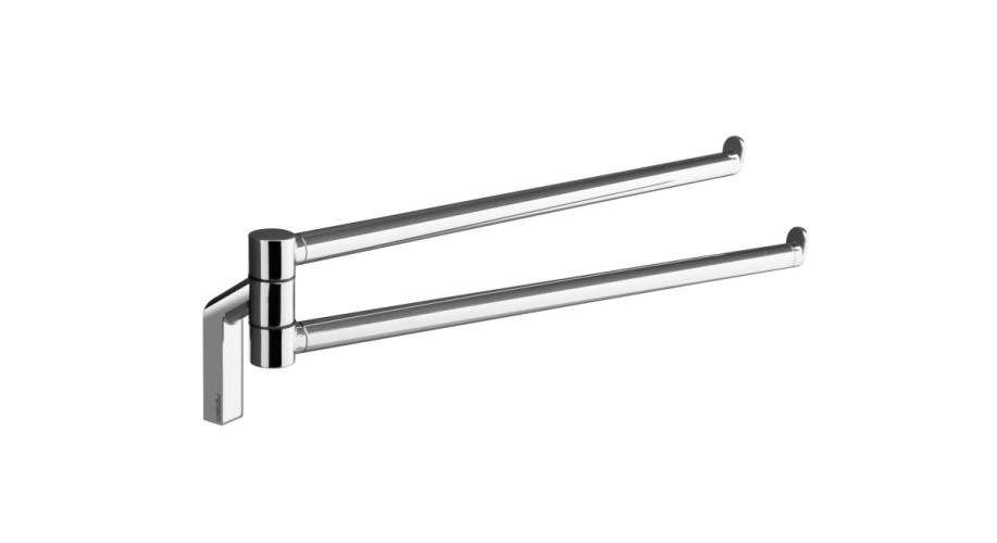 Gedy Karma, полотенцедержатель двойной поворотный, цвет хром