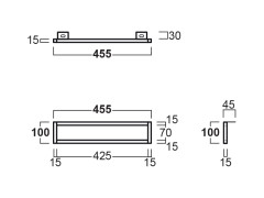 Полотенцедержатель для раковины SIMAS AGILE AGPL