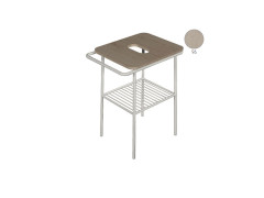 Консоль с деревянной столешницей Scarabeo FUJI 6016/BS/96