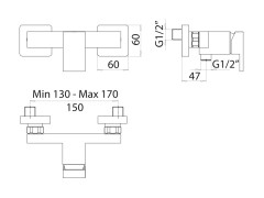 Смеситель для душа MAMOLI FEEL 38430000D12P
