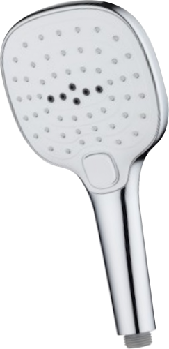 3011 Лейка для душа БЕЛЫЙ 12*25см (3-функций,кн) HANSEN (50/1шт)