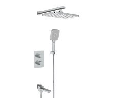 25004-3 Встроенный смес для ванны с 3-функ. термостат (ХРОМ) ViEiR  (6/1шт)