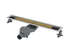 Душевой лоток B&amp;T INFINITY 80см, нерж.сталь МАТ. ЗОЛОТО