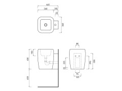 Раковина накладная/ подвесная CIELO SHUI SHLASR