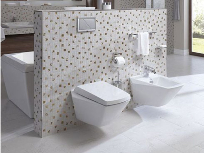 Биде подвесное TOTO JEWELHEX BT682V1#XW