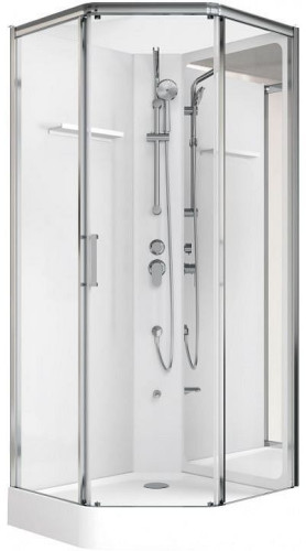 Открытая душевая кабина Aquanet AQUANET Passion P 2.0 90x90, прозрачное стекло