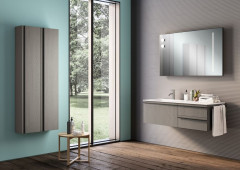 Комплект мебели IBC Niky, 1200 мм, цвет тик структурный