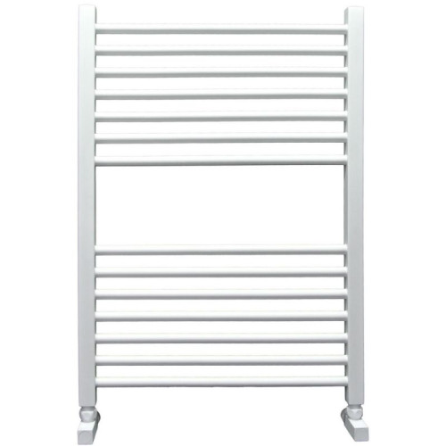 Полотенцесушитель Ника MODERN ЛМ-2 80/50 RAL9016 белый матовый с вентилями (комплект люкс)(-)