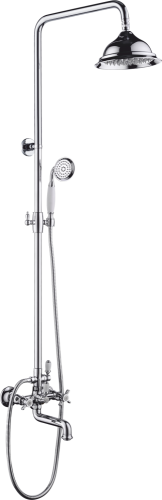 15061 Двухвентильный душевой релинг GANZER (4/1шт)