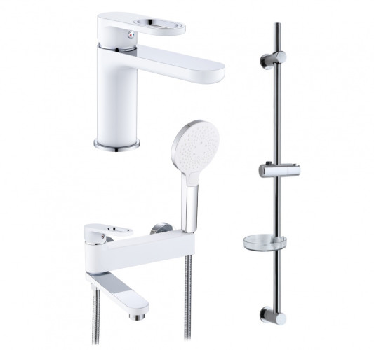 90016-F Душевой комплект ХРОМ (3 в 1) HANSEN  (6/1шт)