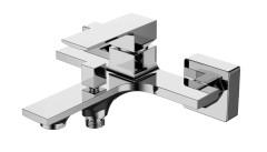 AQG Bold, однорычажный смеситель для ванны без набора для душа, цвет белый матовый