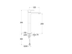 Смеситель для раковины CRISTINA OMEGA OG92251