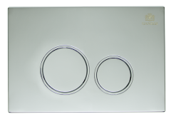 Кнопка для инсталляции с КРУГ. клав. (ХРОМ)  GANZER  (24/1шт)