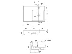 Раковина накладная/ подвесная Scarabeo TEOREMA 2.0 5117/RENR