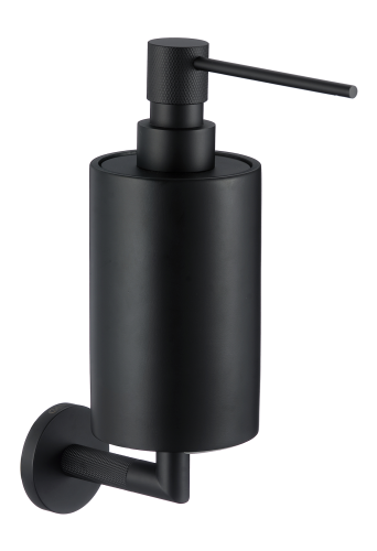 19527-C Дозатор кварил. для жидкого мыла  (ЧЕРНЫЙ) GANZER  (10/1шт)
