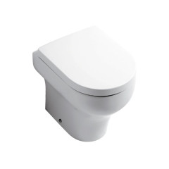 Olympia Clear, напольный безободковый унитаз 50x36xh42 см, цвет белый матовый