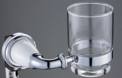 Sanibano Zafiro, настенный стеклянный стакан, цвет хром