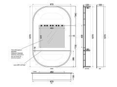 Зеркало CIELO ARCADIA SPEOML NM