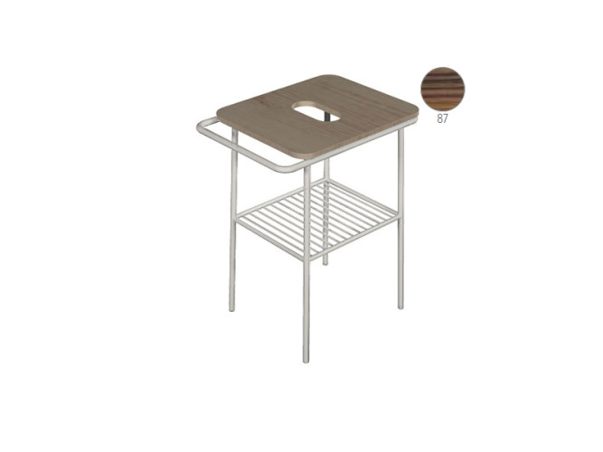 Консоль с деревянной столешницей Scarabeo FUJI 6016/BS/87