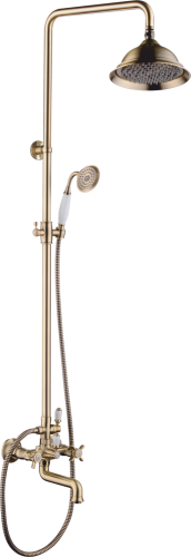 15061-D Двухвент душевой релинг БРОНЗА  GANZER  (4/1шт)