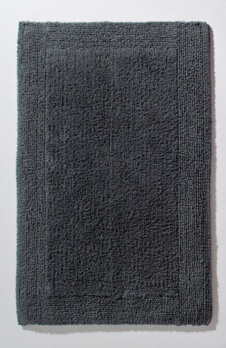 Batex Cottanova, двухсторонний прямоугольный коврик из 100% хлопка, размер 60x115 см, цвет антрацит