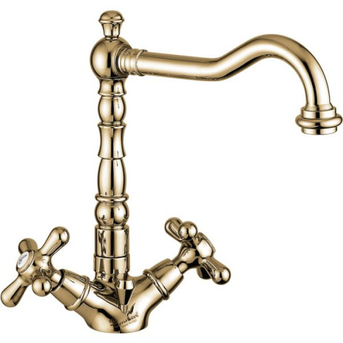 Emmevi Deco Old, смеситель с донным клапаном для раковины, цвет бронза