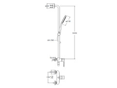 Смеситель для душа CRISTINA NEW DAY ND40651