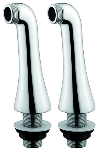 Emmevi, вертикальные опоры на борт ванны для настенного смесителя. Высота 14 см. 2 шт. в комплекте. цвет бронза